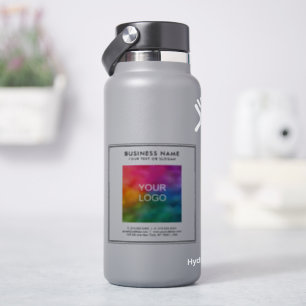 Pegatina Glosario Personalizado transparente logotipo empre