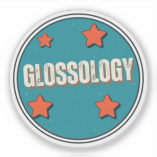 Pegatina Glosología