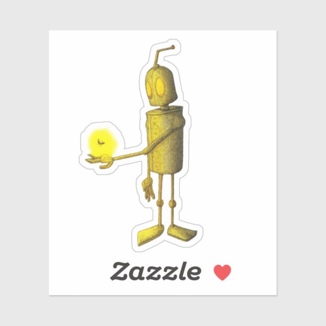 Pegatina Glowbot  (Hoja)