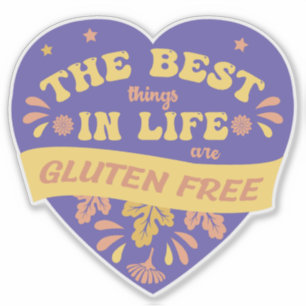 Pegatina Gluten Free Quote Fun Celiac Coeliac