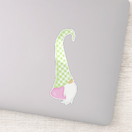 Pegatina Gnome Cute, Gnome Garden, Pequeño Gnome, Gorra, Ba