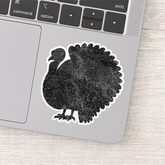 Pegatina Gobble Gobble Till You Wobble Funny Thanksgiving (Detalle)