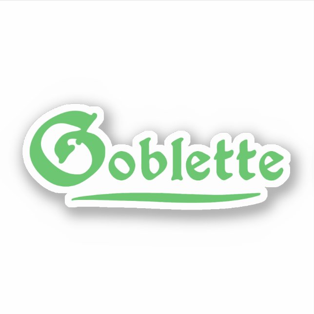 Pegatina Goblette (Anverso)