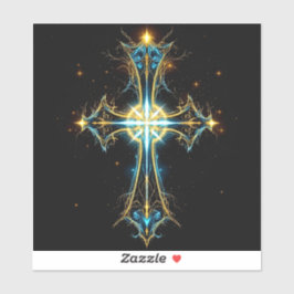 Pegatina God and Jesus 