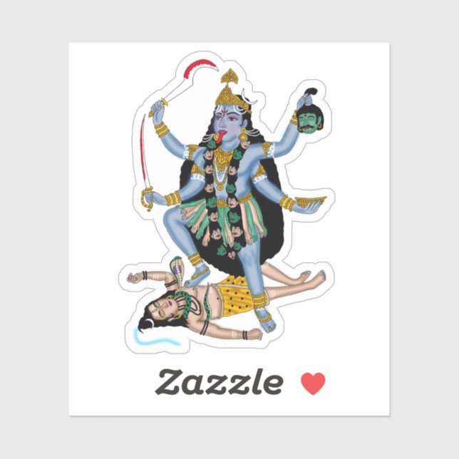 Pegatina Goddess Kali Sticker (Hoja)