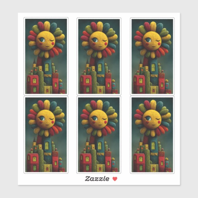 Pegatina GoddessAIArt Sticker Sheet (Hoja)