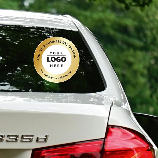 Pegatina Gold Business Logo Website Car Window Decal (Subido por el creador)