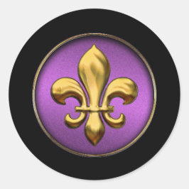 Pegatina Gold Fleur de Lis