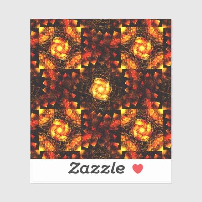 Pegatina Gold Modern Boho Elegant Abstract Art Pattern #506 (Hoja)