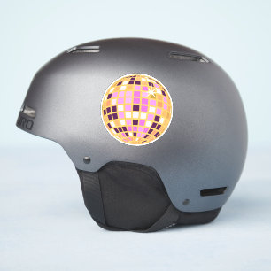 Pegatina Gold Retro Moderno Disco Ball