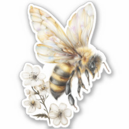 Pegatina Golden Honey Fairy World - 2a - Bee