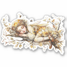 Pegatina Golden Honey Fairy World - 2a The sleeping fairies