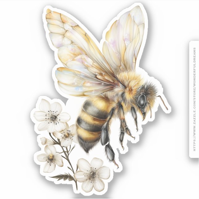 Pegatina Golden Honey Fairy World – 2b The Awakening (Anverso)