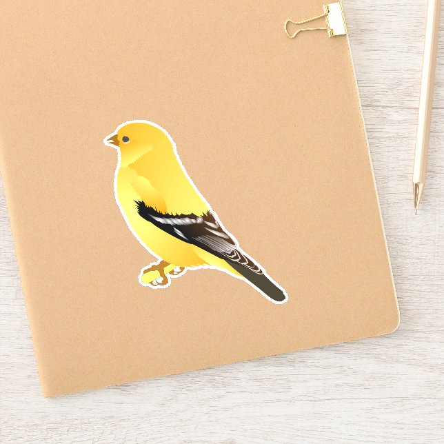 Pegatina Goldfinch (Cuaderno)