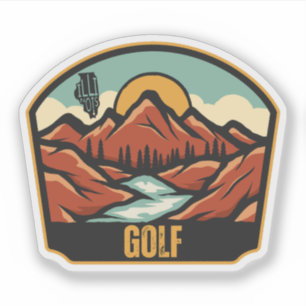 Pegatina Golf, Illinois 