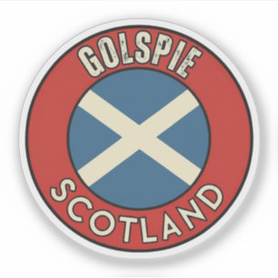 Pegatina Golspie, Escocia