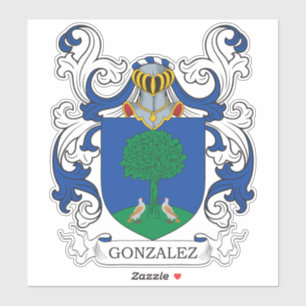 Pegatina Gonzalez Family Crest