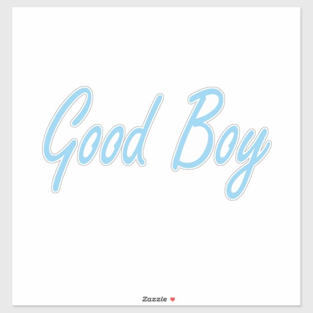 Pegatina Good boy (Hoja)