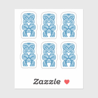 Pegatina Good Luck Blue Tiki Stickers