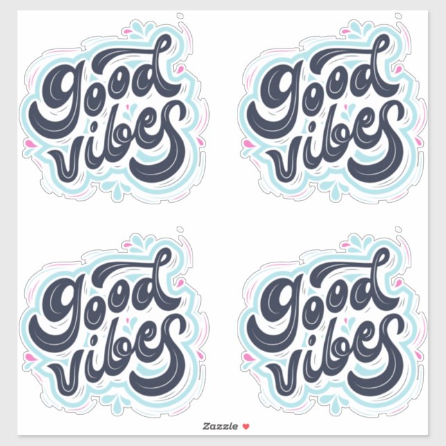 Pegatina Good Vibes Sticker (Hoja)