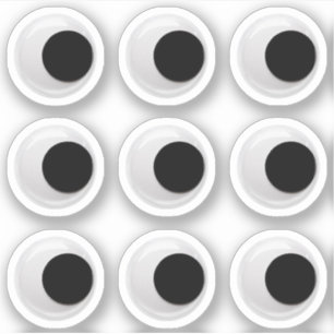 Pegatina Googly Eyes