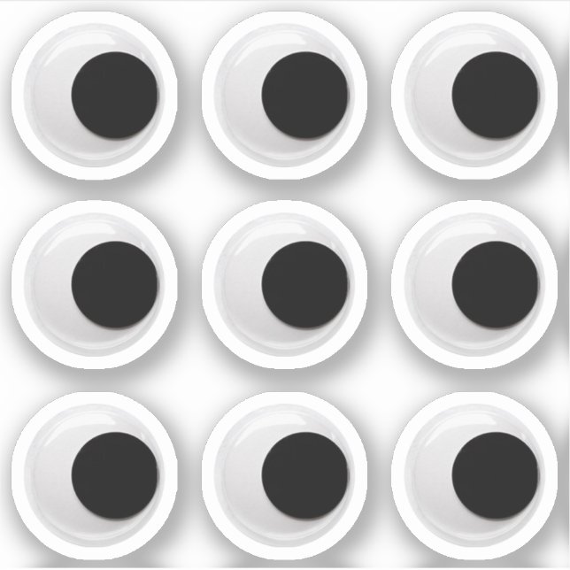 Pegatina Googly Eyes (Anverso)