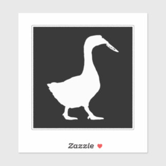 Pegatina Goose with Knife - Juego de ganso sin título