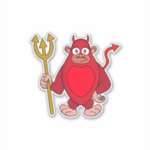 Pegatina Gorila del diablo