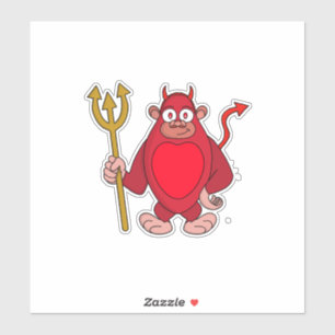 Pegatina Gorila del diablo