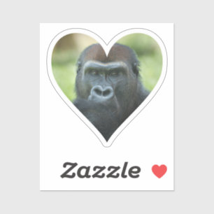 Pegatina Gorilla Heart