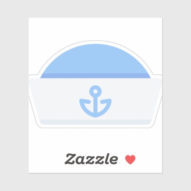 Pegatina gorra marinero (Hoja)