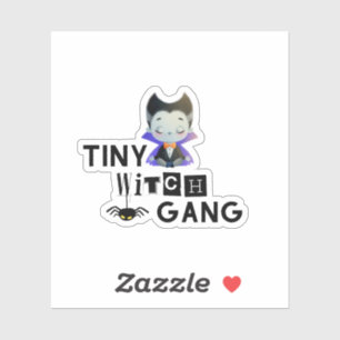 Pegatina gorras brujos transparentes