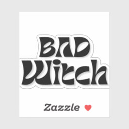 Pegatina gorras brujos transparentes