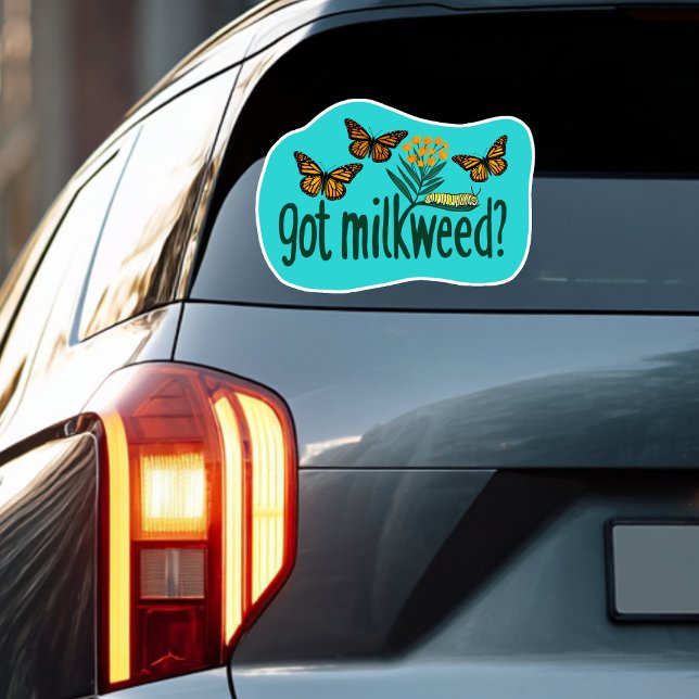 Pegatina GOT MILKWEED? Monarch Butterfly Caterpillar Plants (GOT MILKWEED? Monarch Butterfly Caterpillar Plants Sticker
)