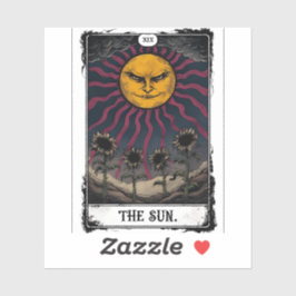 Pegatina Gothic Sun Tarot