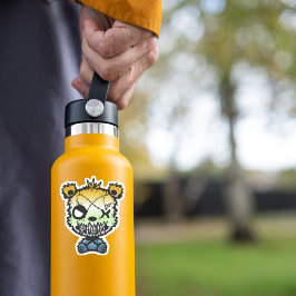 Pegatina Gótico AroAce Bandera del Orgullo Agénero Oso de c