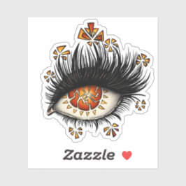 Pegatina Gótico arte visual extraño brujería