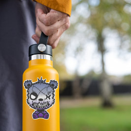 Pegatina Gótico Butch Lesbiana Bandera del Orgullo Colorido