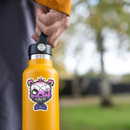 Pegatina Gótico Influencia de género Bandera Orgullo Oso de