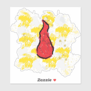 Pegatina Goutte de Sang