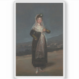 Pegatina Goya - Retrato de la Marquesa de Santiago