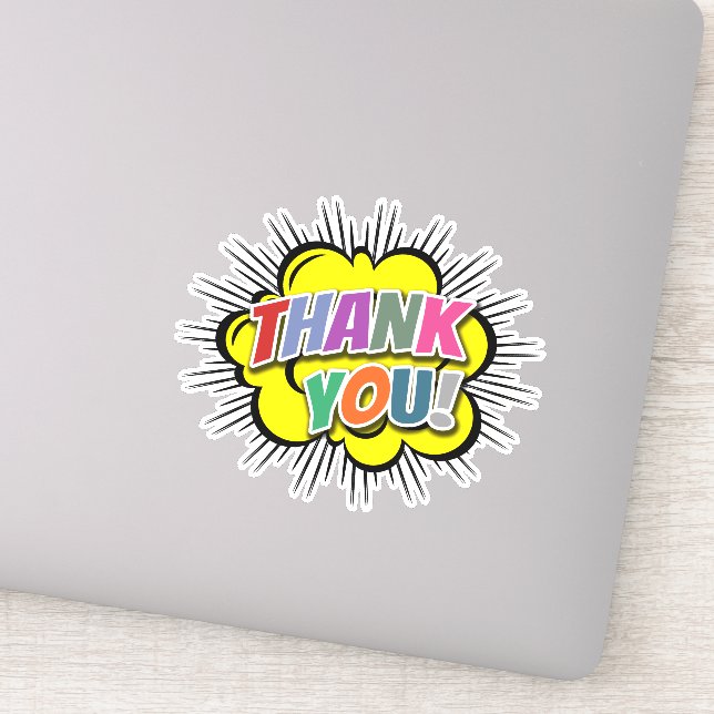 Pegatina Gracias (Detalle)