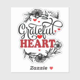 PEGATINA GRACIAS AL CORAZÓN