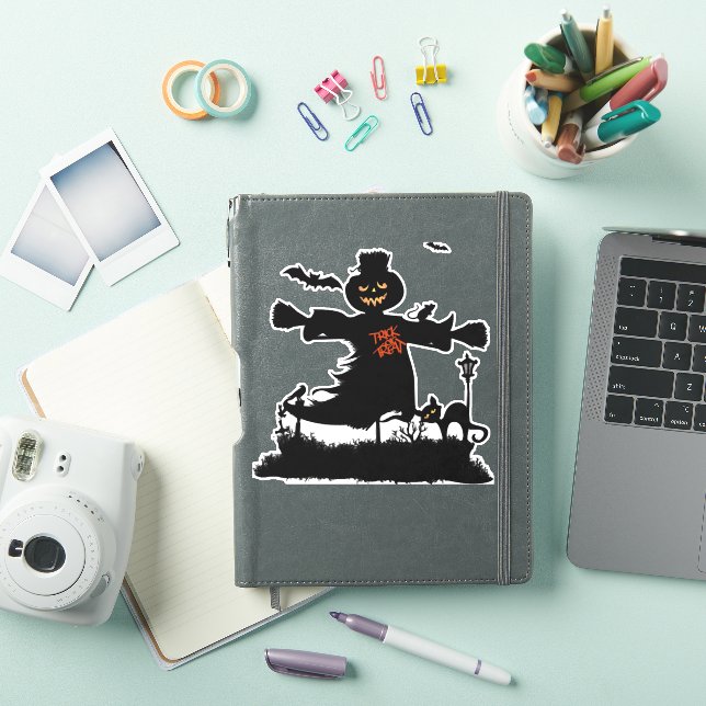 Pegatina Gracioso diseño de Halloween con espantapájaros (Funda para iPad)