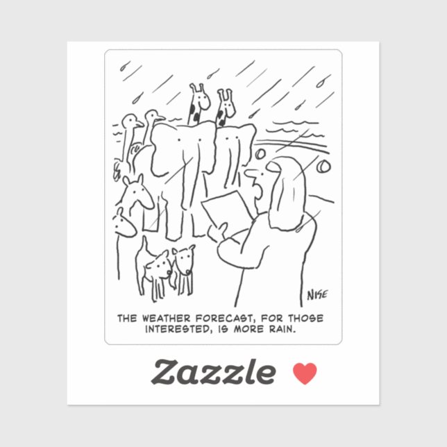 Pegatina Gracioso estudio de la Biblia o historia bíblica d (Hoja)