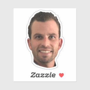 Pegatina Gracioso fotógrafo jefe de la Bachelorette Party 