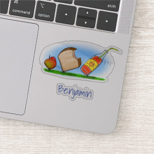 Pegatina Gracioso hormigas picnic personalizado ilustracion