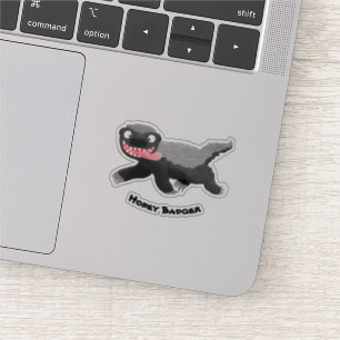 Pegatina Gracioso ilustracion personalizado de insignia con