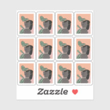 Gracioso marco de las plantas de visualización de