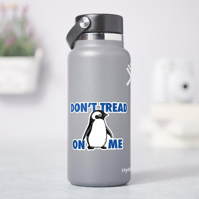 Pegatina Gracioso meme político Penguin Tariff (hidrofrasco)